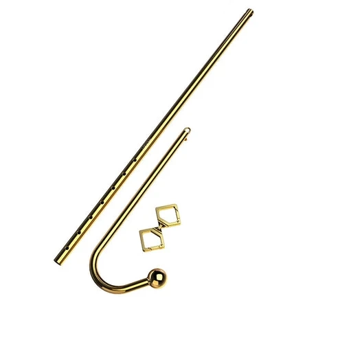 AllNight Set Adjustable 3867 Anal LOCKINK Hook Golden 0702